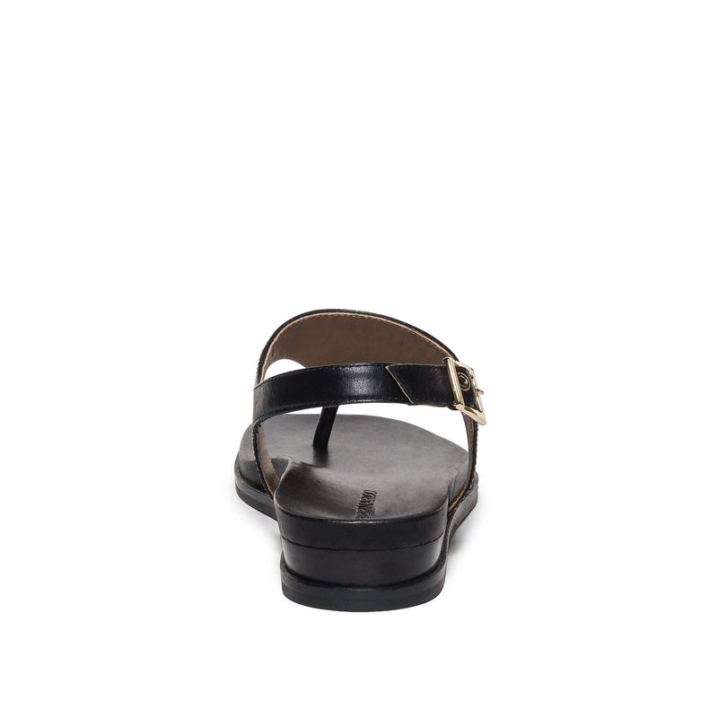 Sandalias Planas Bernardo Concord Thong Mujer Negros | CQT44100XP