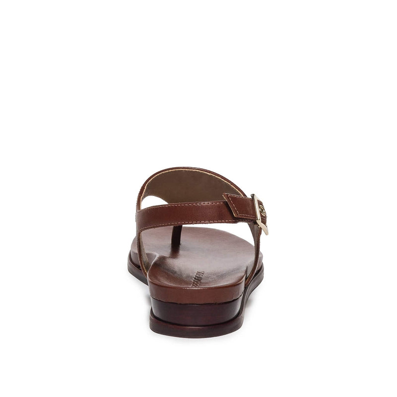 Sandalias Planas Bernardo Concord Thong Mujer Chocolate | JEO325SJ