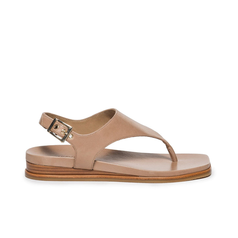 Sandalias Planas Bernardo Concord Thong Mujer Marrom Claro | ZLJ6039DJ