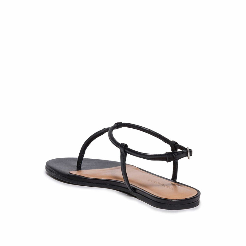 Sandalias Planas Bernardo Haven Thong Mujer Negros | RLC5924HA