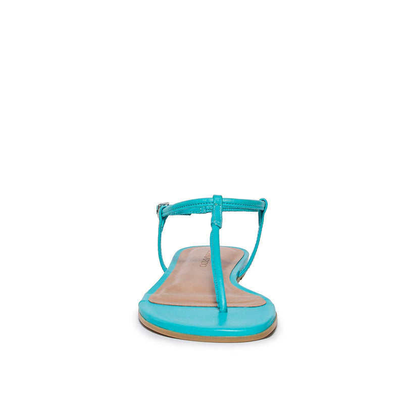 Sandalias Planas Bernardo Haven Thong Mujer Azules | HMS8715XE