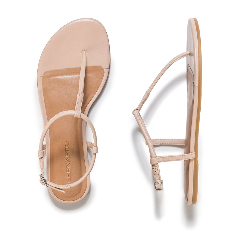 Sandalias Planas Bernardo Haven Thong Mujer Rosas | FMW3179TO