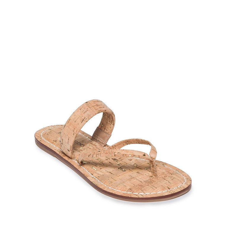 Sandalias Planas Bernardo Leia Thong Mujer Marrom | PVA778CQ