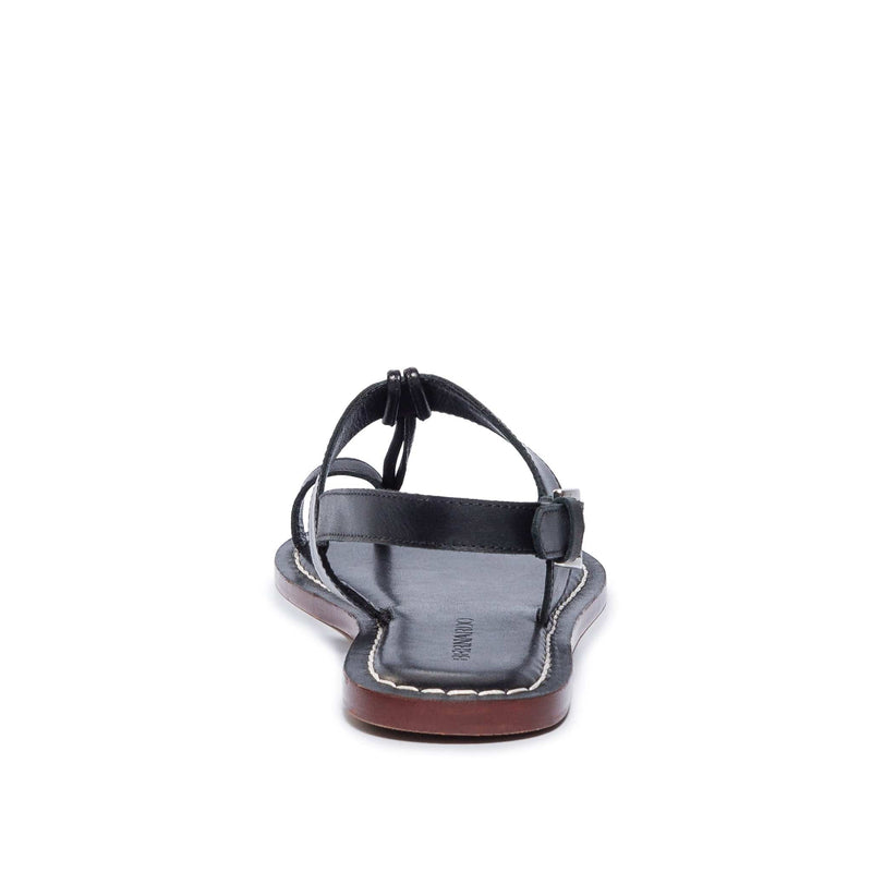 Sandalias Planas Bernardo Maverick 2 Toe Ring Mujer Negros | MBV5140CZ