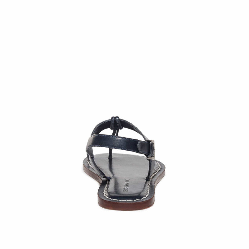 Sandalias Planas Bernardo Maverick 2 Toe Ring Mujer Azul Marino | YBY4575QH