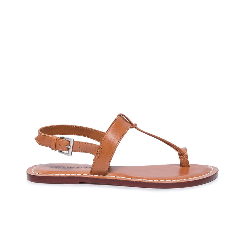 Sandalias Planas Bernardo Maverick 2 Toe Ring Mujer Marrom | JKC6241YL