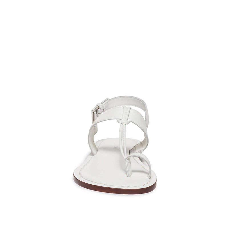 Sandalias Planas Bernardo Maverick 2 Toe Ring Mujer Blancos | LIU2630PW