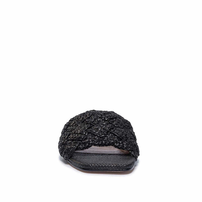 Sandalias Planas Bernardo Pixie Mujer Negros | DQP4543RK