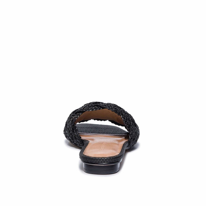 Sandalias Planas Bernardo Pixie Mujer Negros | DQP4543RK