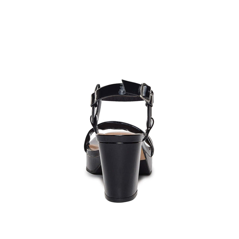 Sandalias Plataforma Bernardo Candace Mujer Negros | TJA3817XP