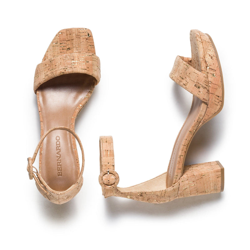 Sandalias Plataforma Bernardo Carla Mujer Marrom | KLJ6159GY