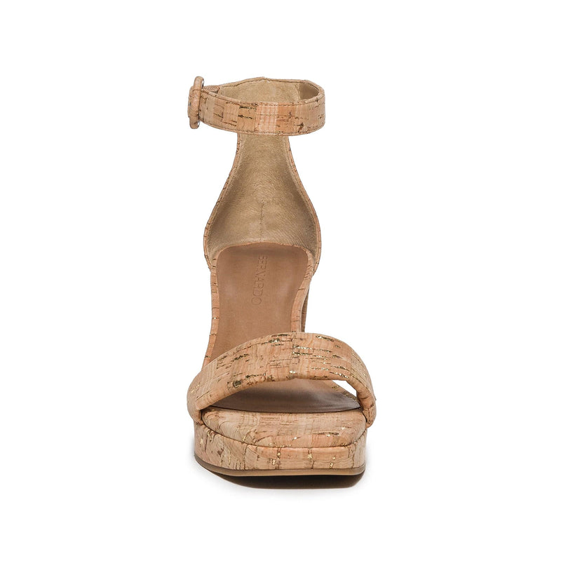 Sandalias Plataforma Bernardo Carla Mujer Marrom | KLJ6159GY