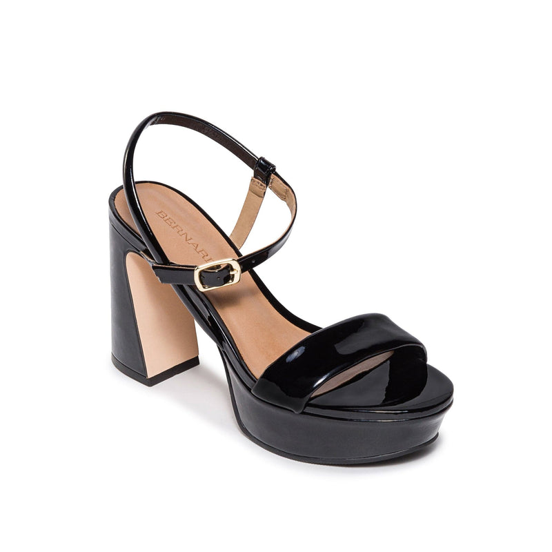 Sandalias Plataforma Bernardo Ventura Mujer Negros | RBU9323DY