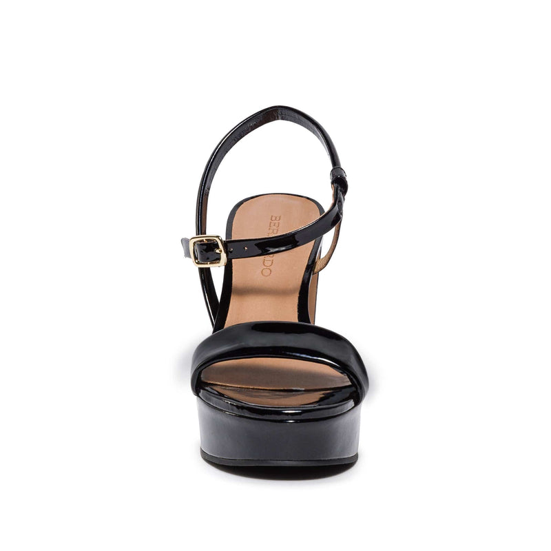 Sandalias Plataforma Bernardo Ventura Mujer Negros | RBU9323DY