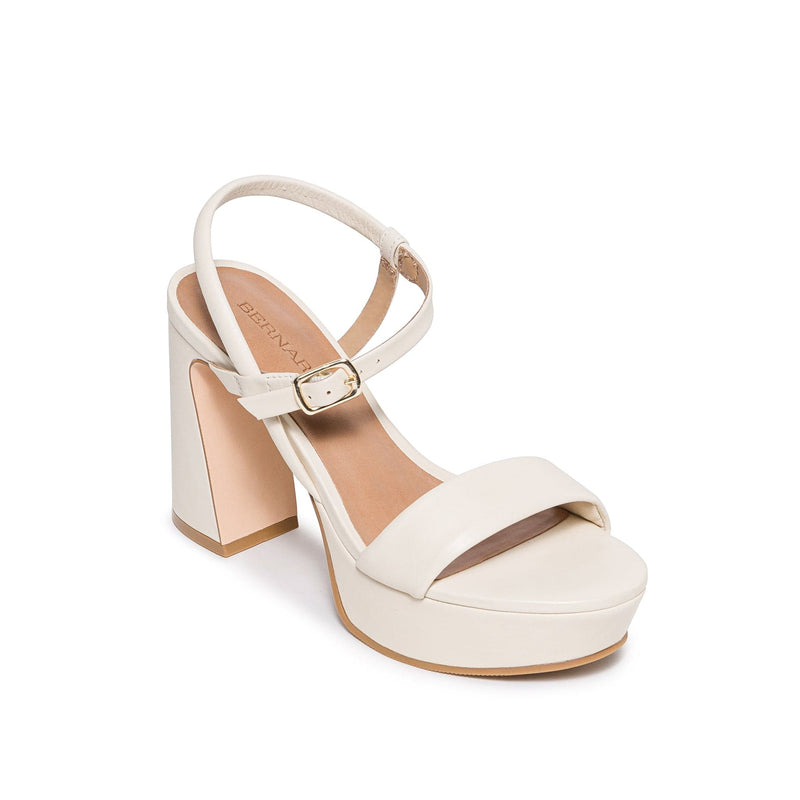Sandalias Plataforma Bernardo Ventura Mujer Blancos | UPM5823OF