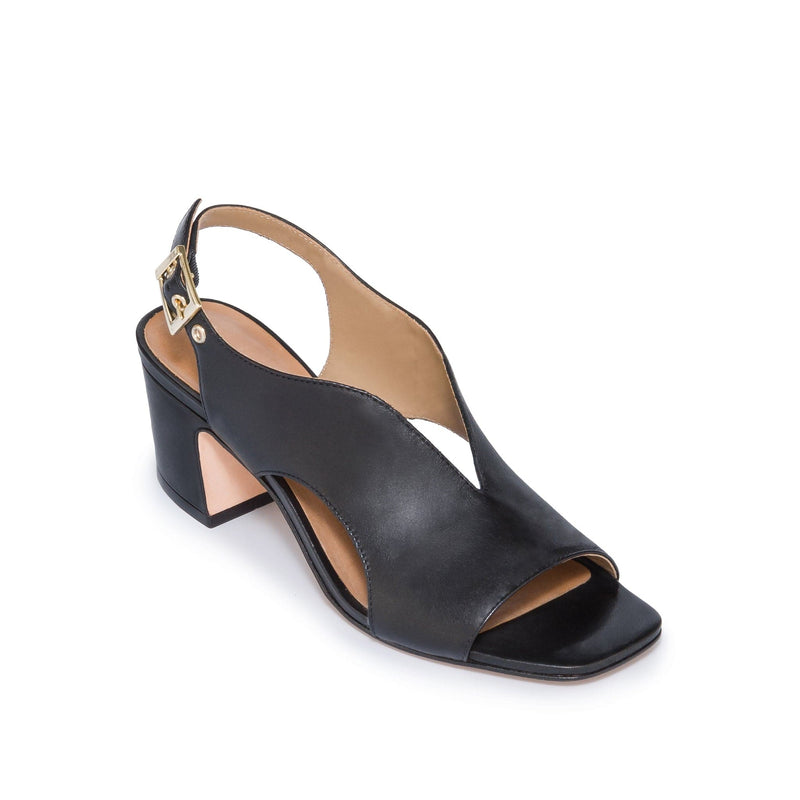 Sandalias Tacones Bernardo Bedford Mid Mujer Negros | JAJ8010YZ