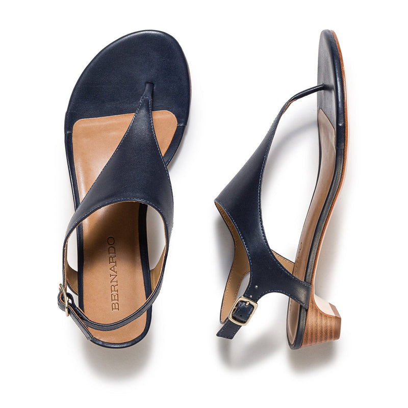 Sandalias Tacones Bernardo Goldy Demi Mujer Azul Marino | DQZ9446KH