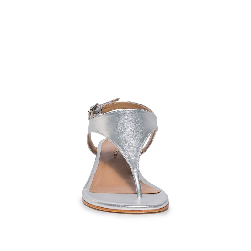 Sandalias Tacones Bernardo Goldy Demi Mujer Plateados | KUX1024QF