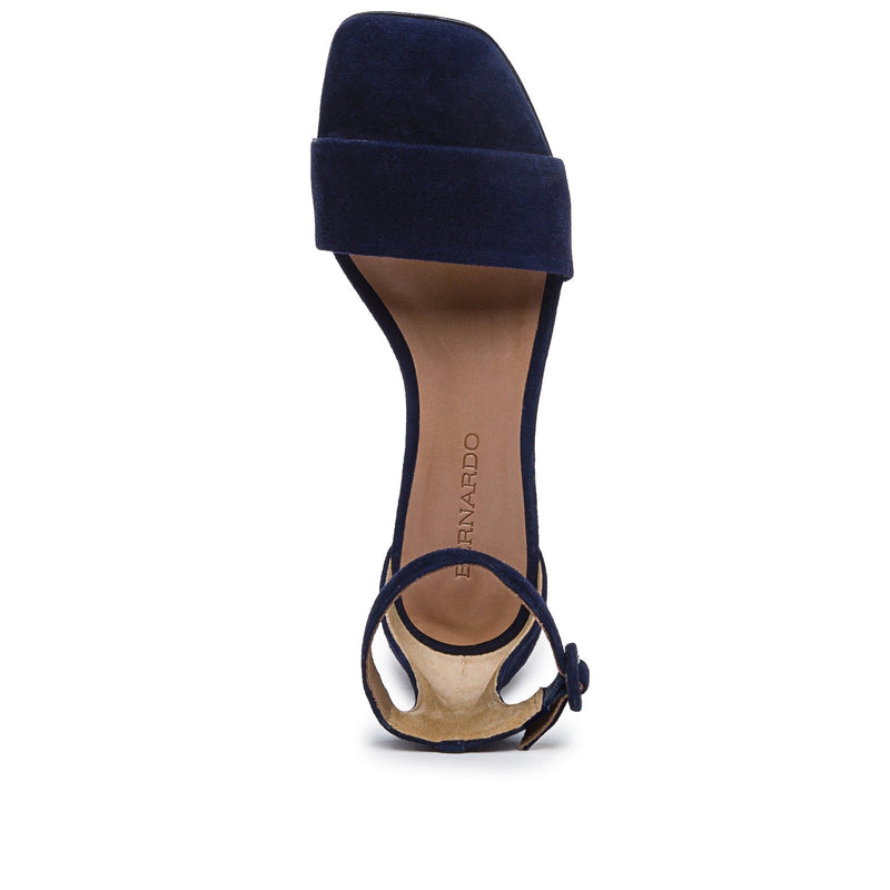 Sandalias Tacones Bernardo Jalena Low Mujer Azul Marino Oscuro | BSJ7493NV