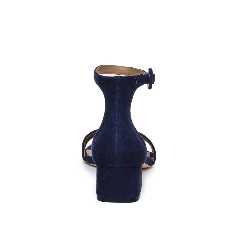Sandalias Tacones Bernardo Jalena Low Mujer Azul Marino Oscuro | BSJ7493NV