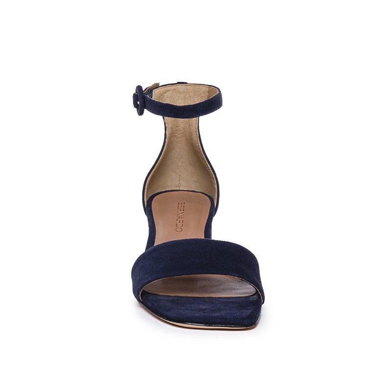 Sandalias Tacones Bernardo Jalena Low Mujer Azul Marino Oscuro | BSJ7493NV