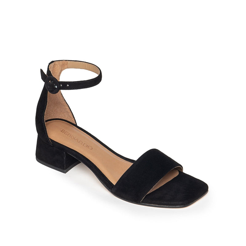 Sandalias Tacones Bernardo Jalena Low Mujer Negros | QJQ6015AB