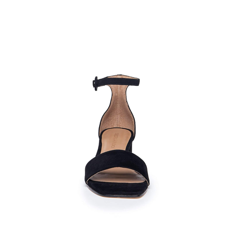 Sandalias Tacones Bernardo Jalena Low Mujer Negros | QJQ6015AB