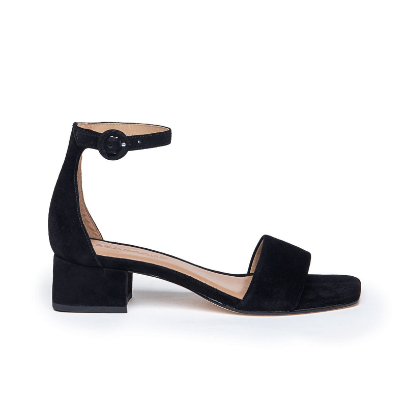 Sandalias Tacones Bernardo Jalena Low Mujer Negros | QJQ6015AB