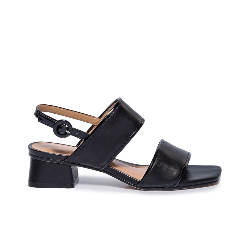 Sandalias Tacones Bernardo Jasper Slingback Mujer Negros | FUV3092FM