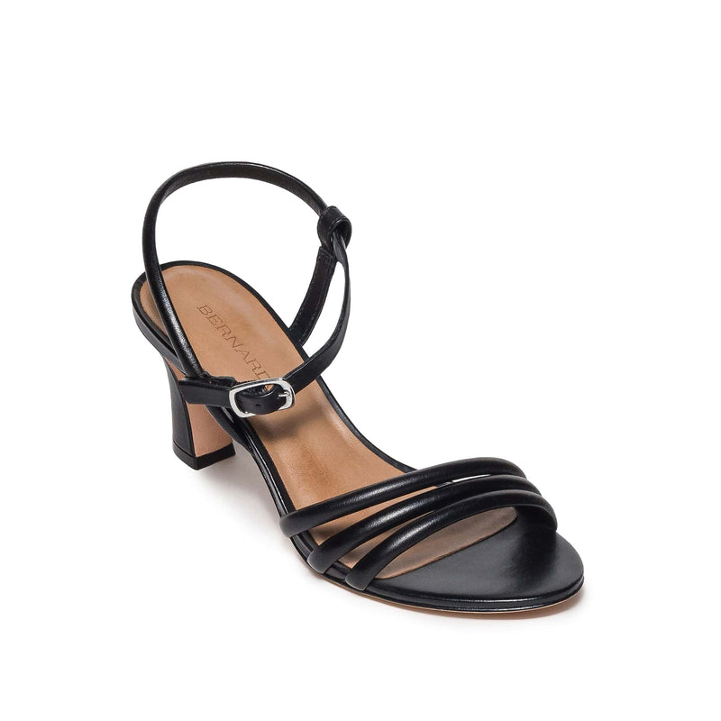 Sandalias Tacones Bernardo Noor Mujer Negros | PNH4918HC