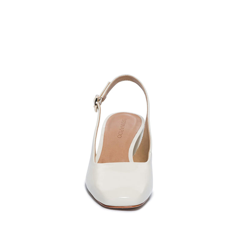 Tacones Bernardo Alexia Slingback Mujer Blancos | SPT8134NR