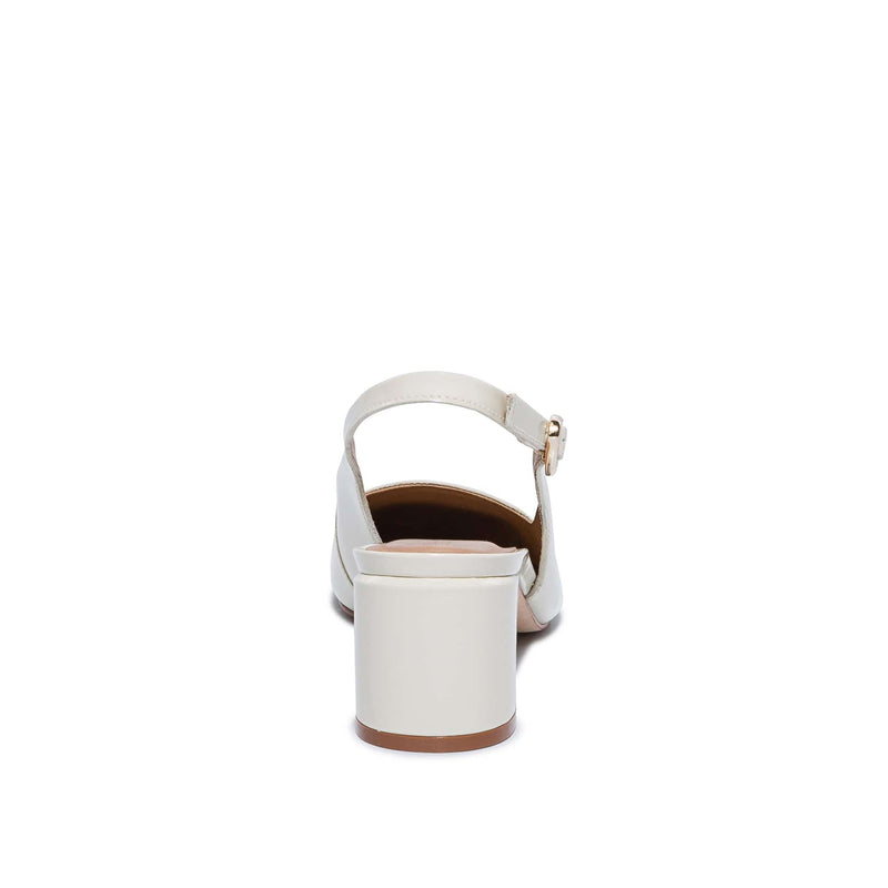 Tacones Bernardo Alexia Slingback Mujer Blancos | SPT8134NR