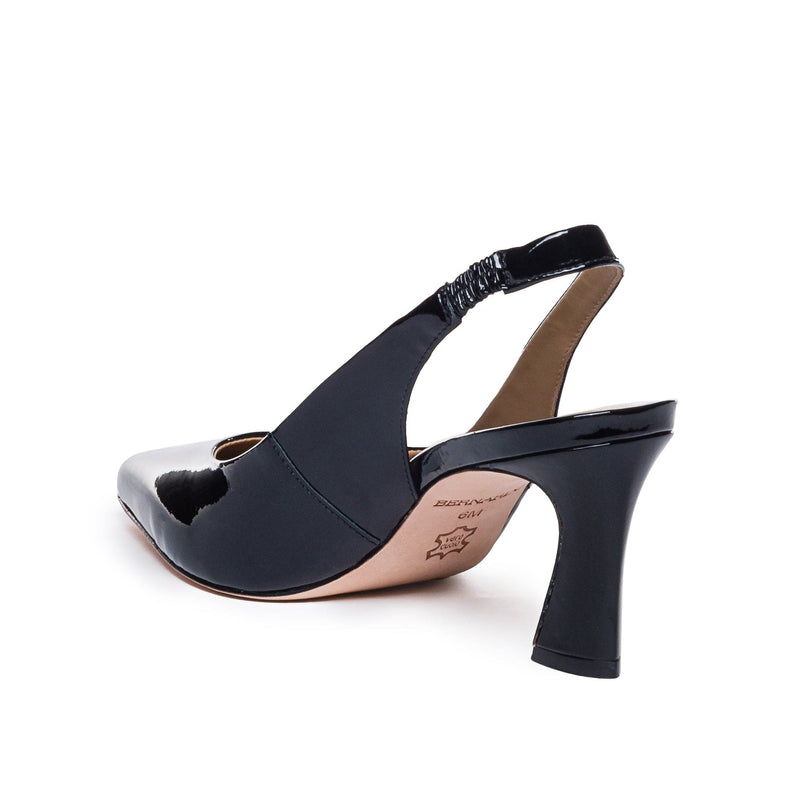 Tacones Bernardo Felicity Slingback Mujer Negros | KXL9764FR