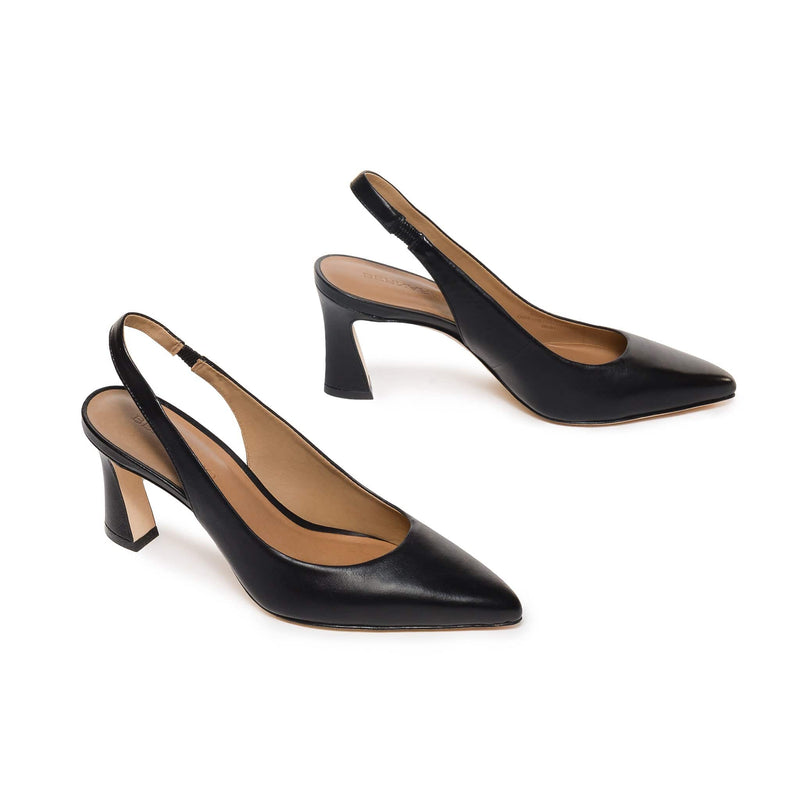 Tacones Bernardo Felicity Slingback Mujer Negros | JNE7444RM