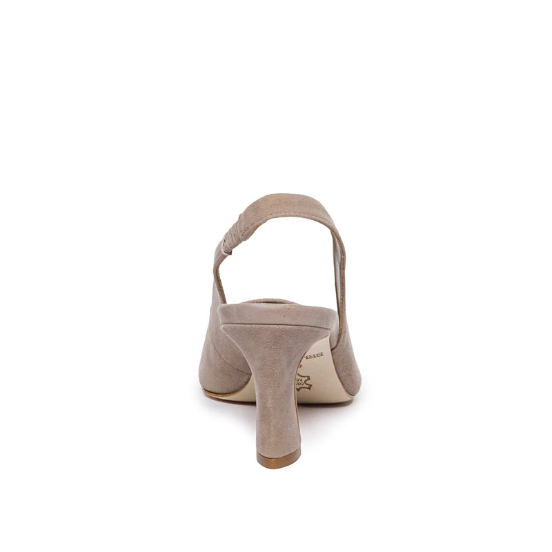 Tacones Bernardo Felicity Slingback Mujer Beige | ADI4095PD