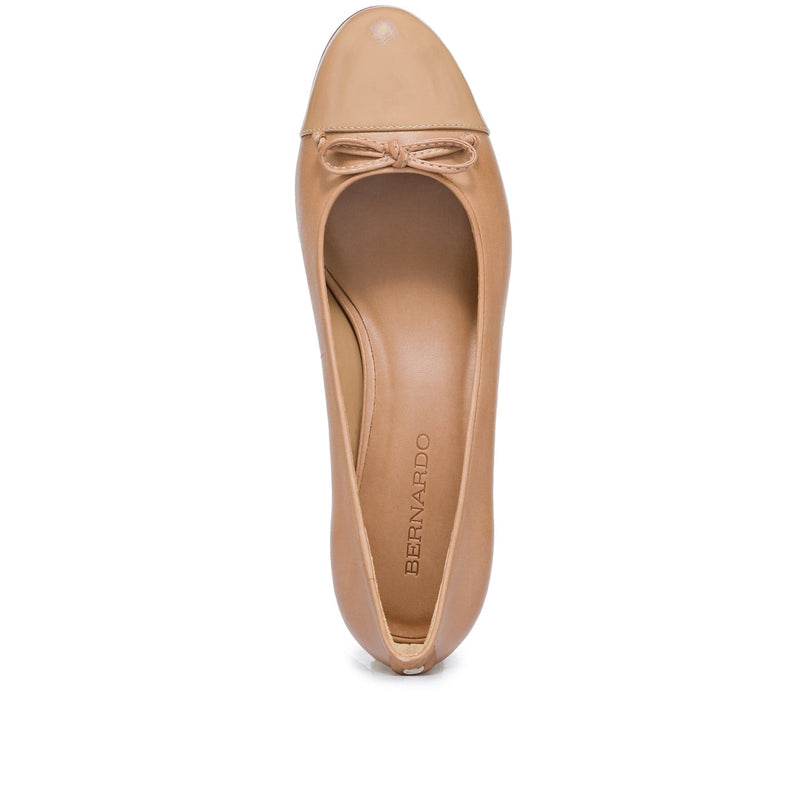 Tacones Bernardo Marisol Ballerina Mujer Marrom | PJQ3158OG