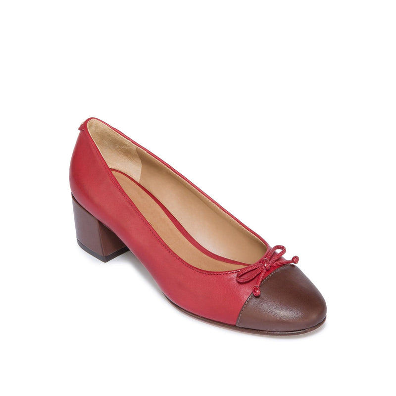 Tacones Bernardo Marisol Ballerina Mujer Rojos Oscuro Chocolate | JAF1231QO