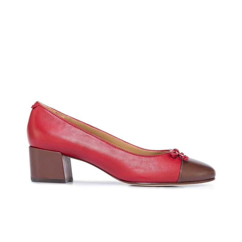 Tacones Bernardo Marisol Ballerina Mujer Rojos Oscuro Chocolate | JAF1231QO