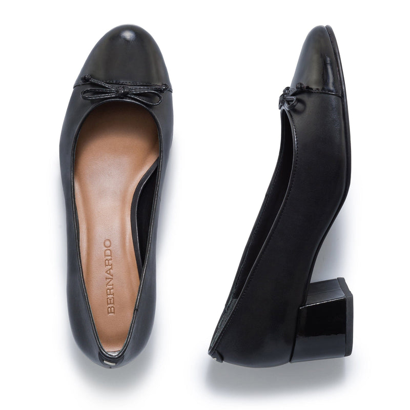 Tacones Bernardo Marisol Ballerina Mujer Negros | LYJ7290TP