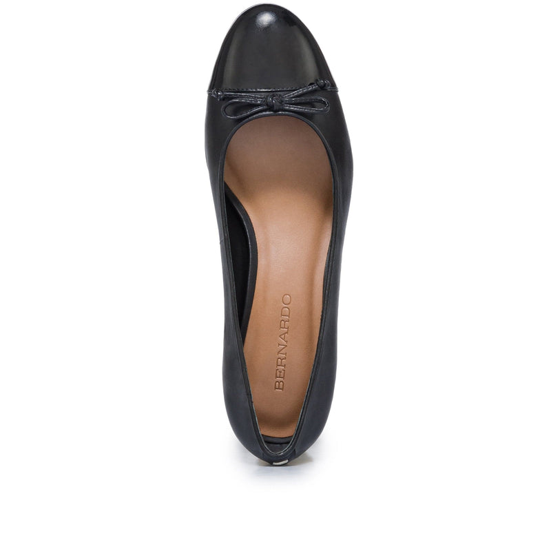 Tacones Bernardo Marisol Ballerina Mujer Negros | LYJ7290TP
