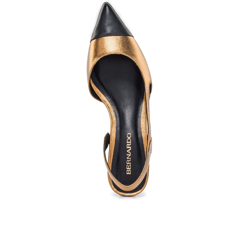 Tacones Bernardo Monroe Mujer Marrom Oscuro Negros | LXQ4031ZR
