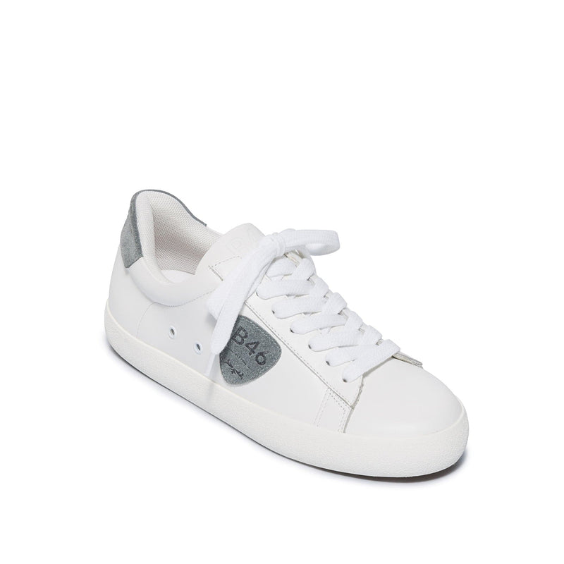 Tenis Bernardo Tatum Mujer Blancos Azules | LCQ8585TH