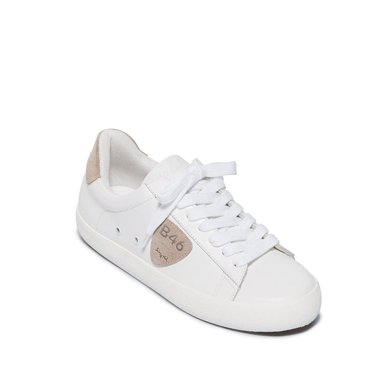Tenis Bernardo Tatum Mujer Blancos Beige | TWK2850SG