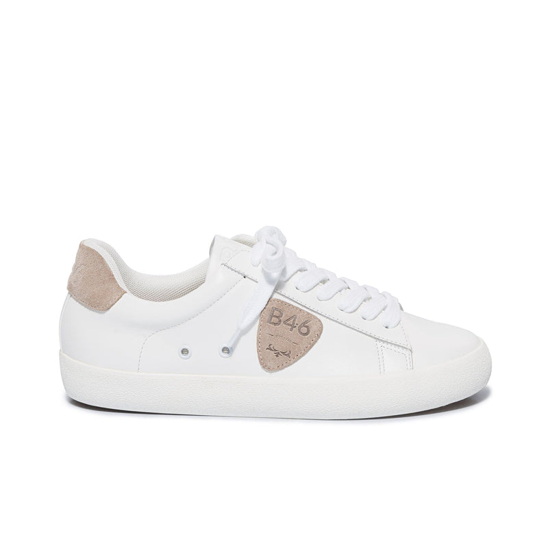 Tenis Bernardo Tatum Mujer Blancos Beige | TWK2850SG