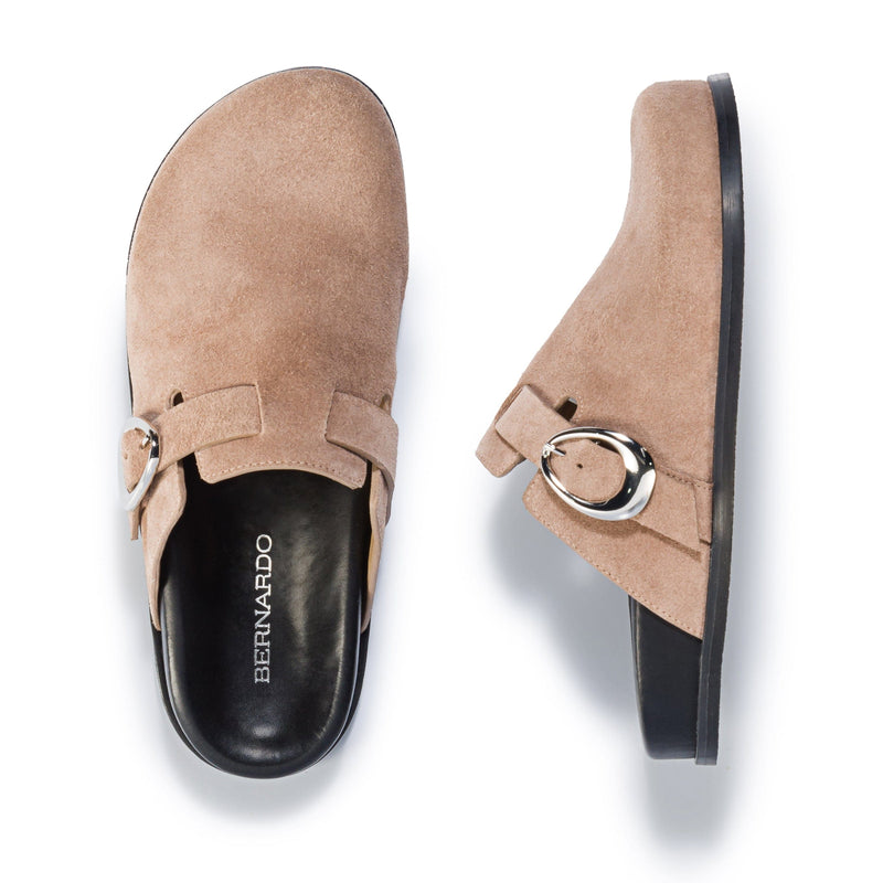 Zuecos Bernardo Easton Slip On Mujer Beige | OJI7229XA