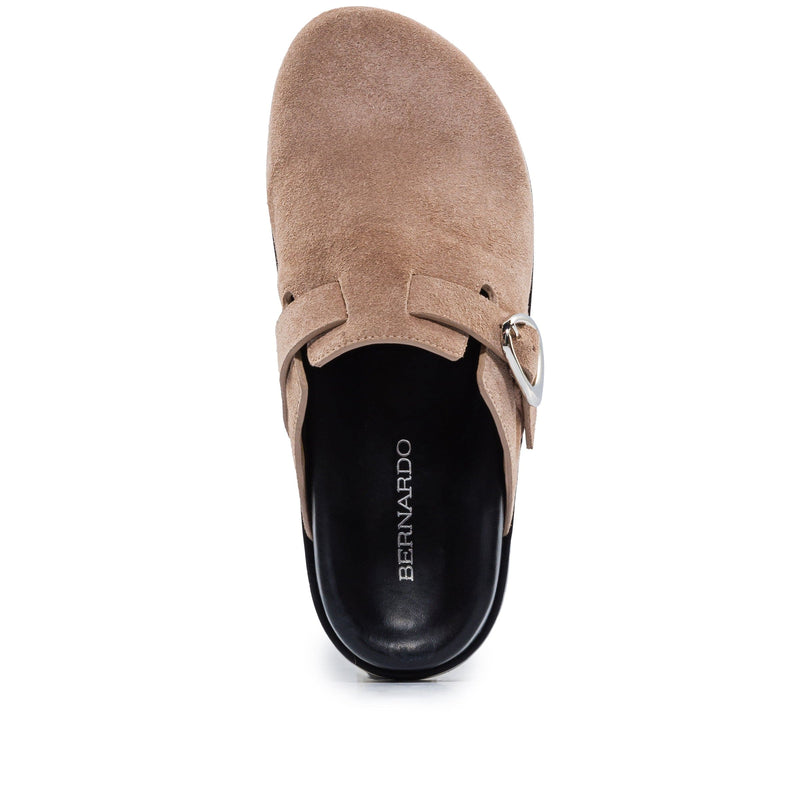 Zuecos Bernardo Easton Slip On Mujer Beige | OJI7229XA