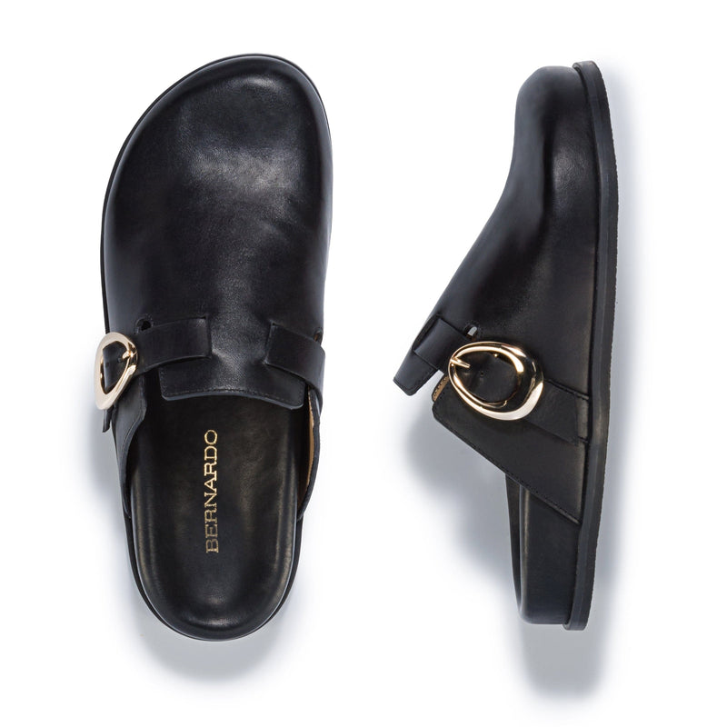 Zuecos Bernardo Easton Slip On Mujer Negros | ZUJ8418IB